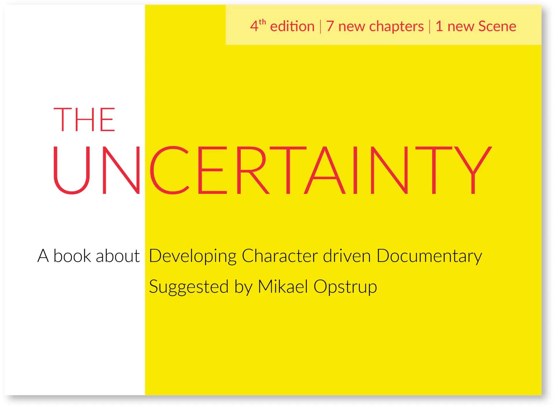 The Uncertainty - hard copy - 4th edition